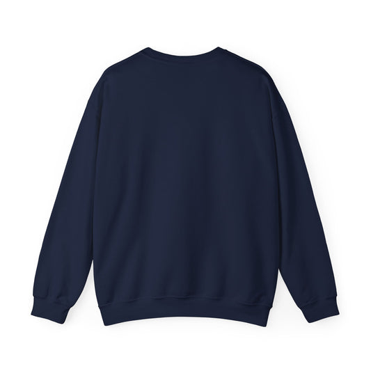 delta zeta navy and red crewneck