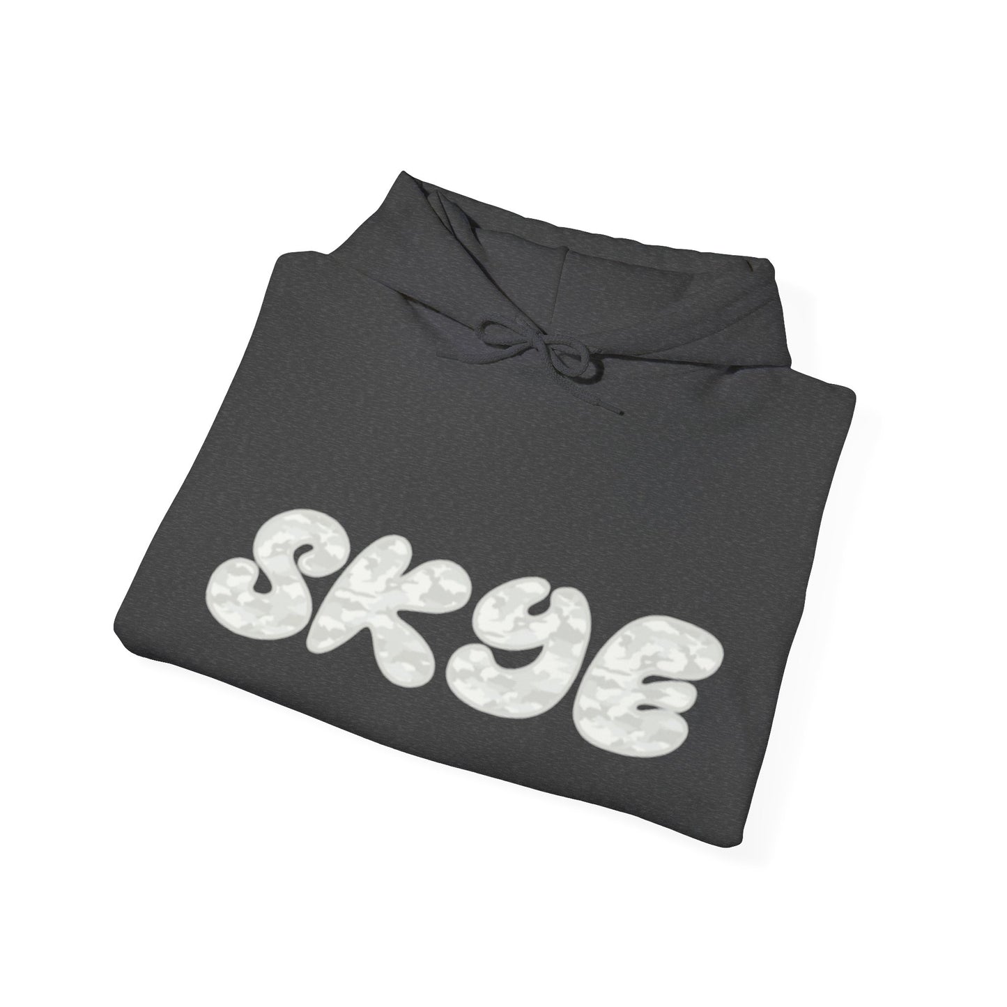 skyebysofia dark grey camo hoodie