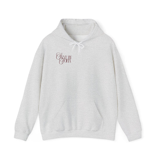 skye ash grey christmas tree x teddy bear hoodie