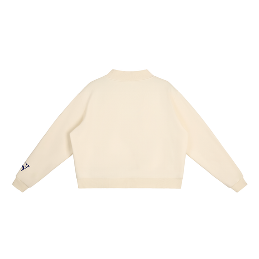 Milwaukee WS Mockneck Polka Dot - Cream