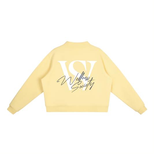 Milwaukee Wellness Society Mockneck - Yellow