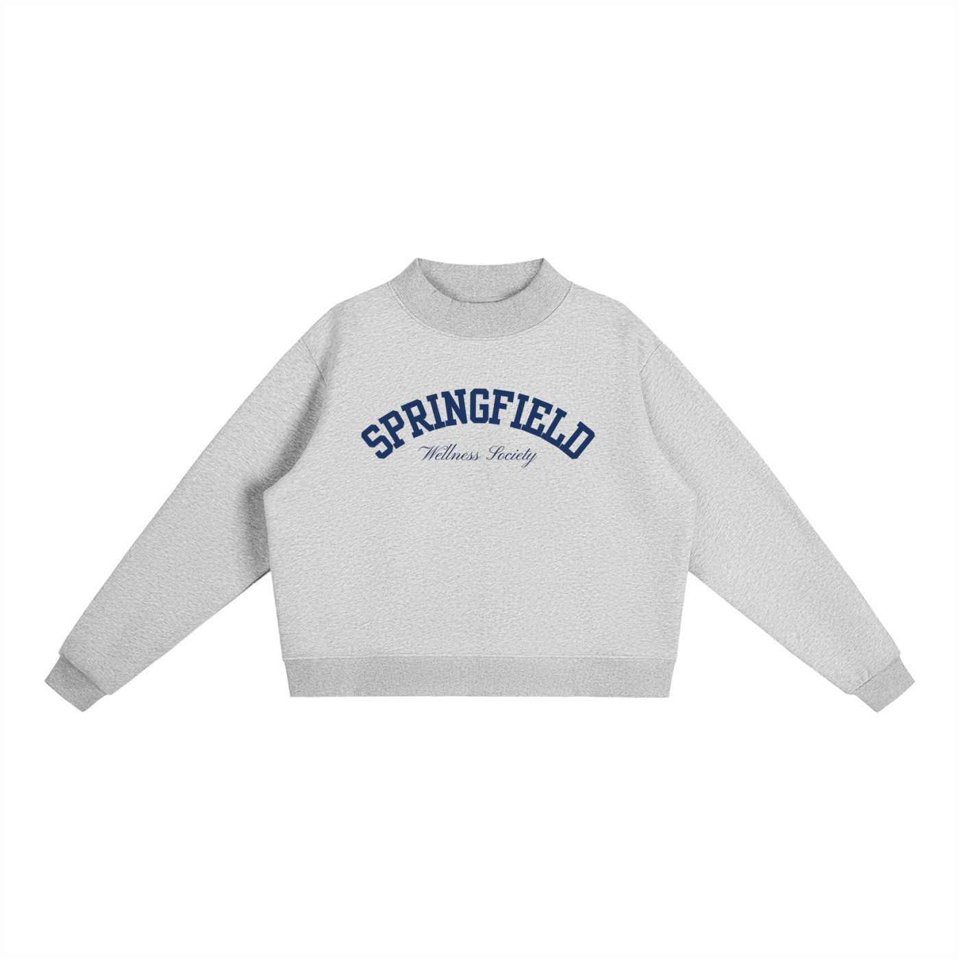 Springfield Wellness Society Mockneck - Grey
