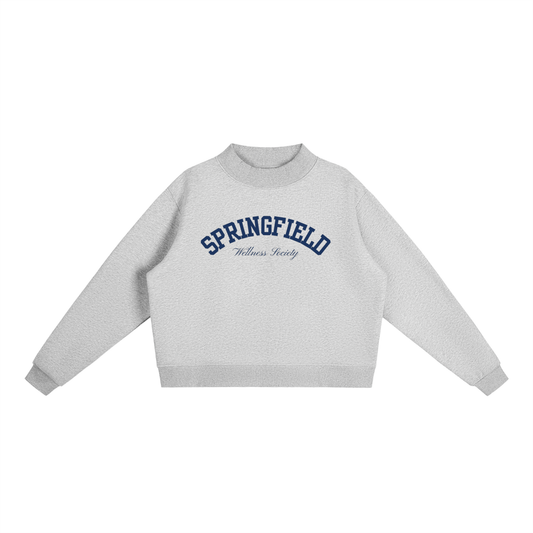 Springfield Wellness Society Mockneck - Grey