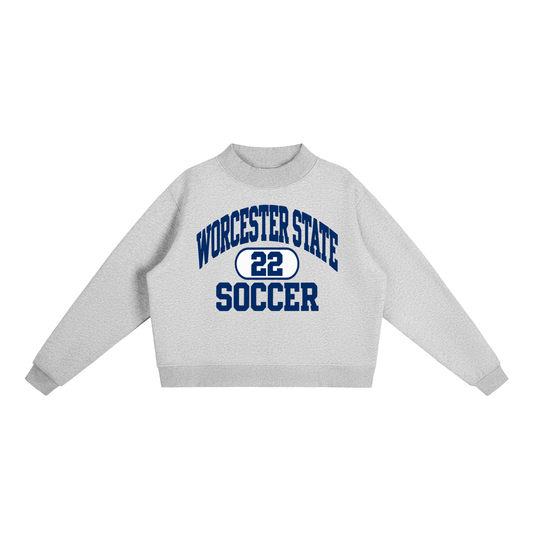 Ava C Worcester State Soccer Mockneck
