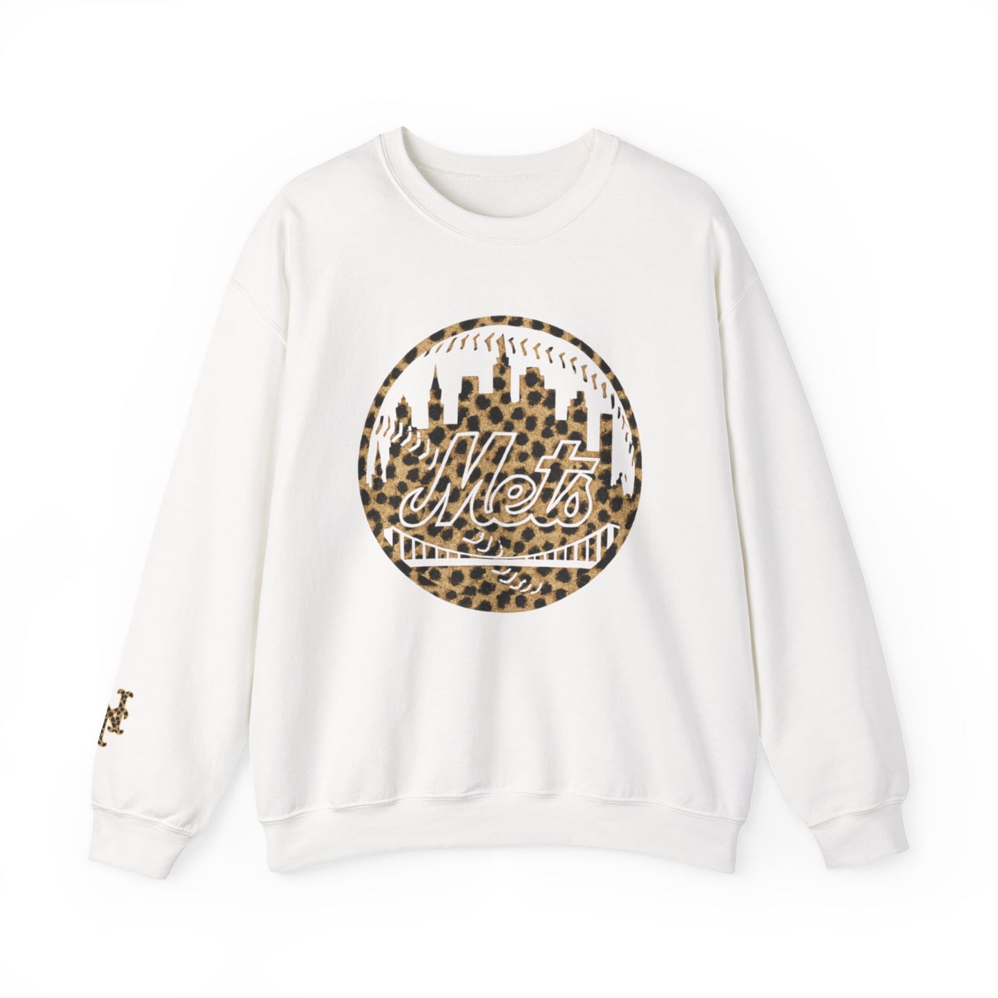 skyebysofia white mets crewneck w right arm detail