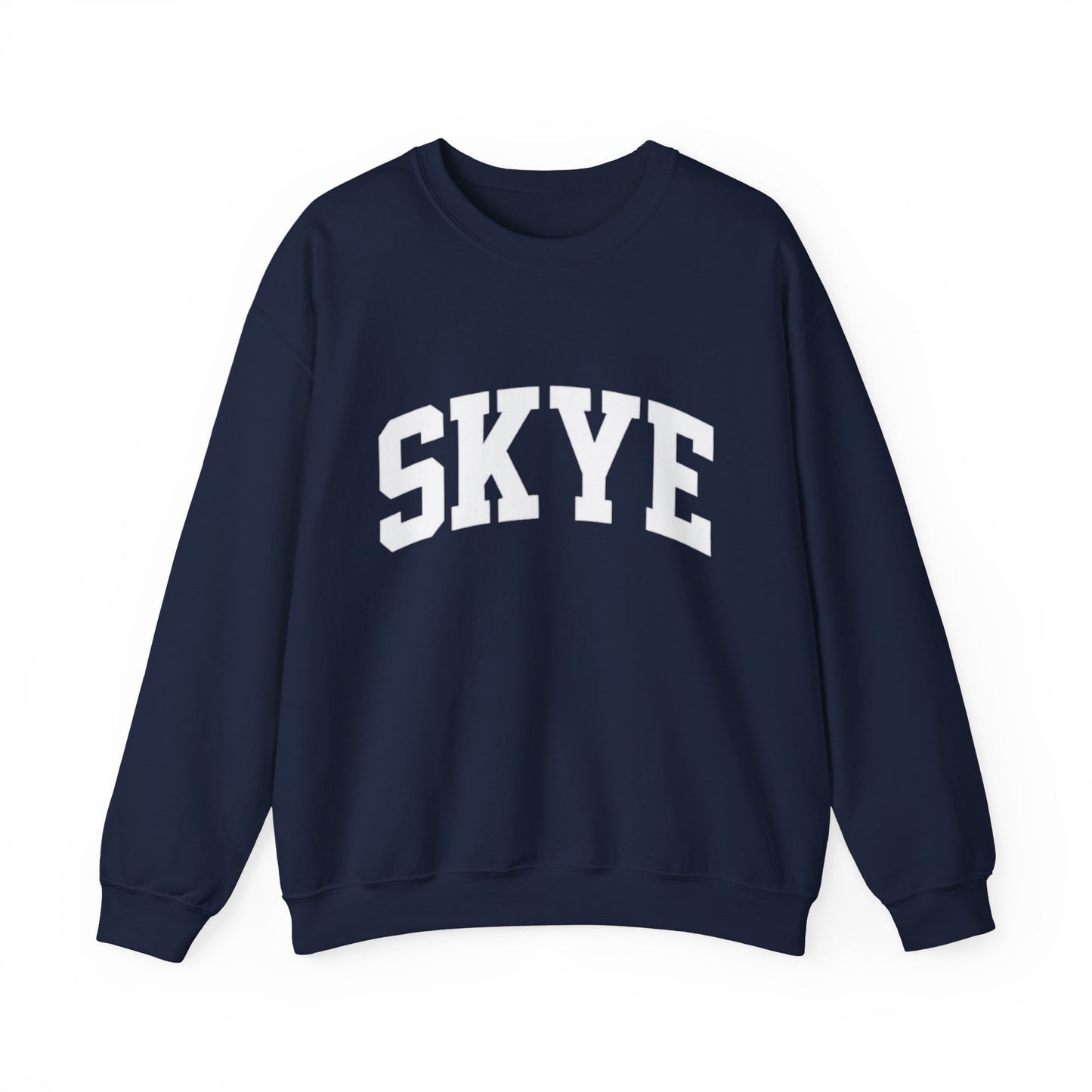 skyebysofia navy crewneck
