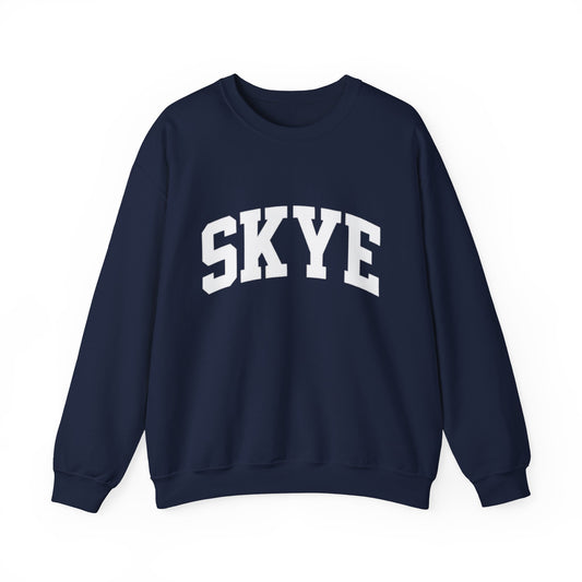 skyebysofia navy crewneck