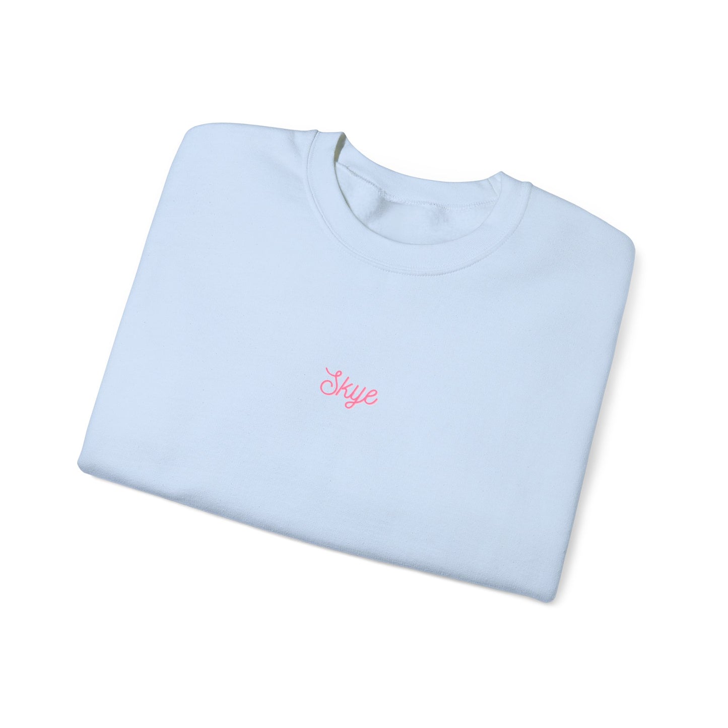 skyebysofia white "everything happens for a reason" crewneck yellow angel number 888