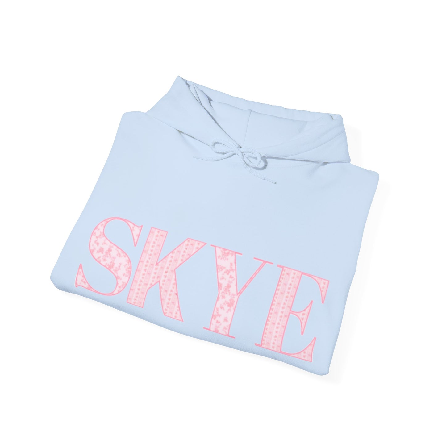 skyebysofia blue&light pink hoodie