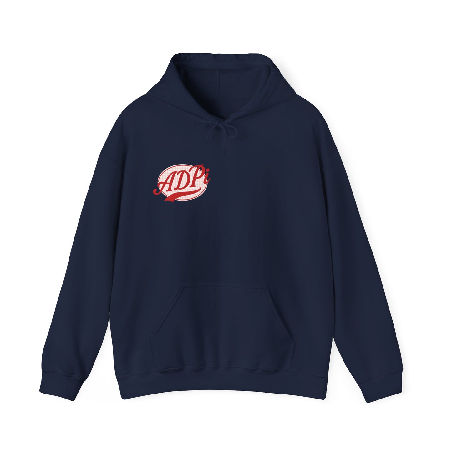 alpha delta pi navy hoodie