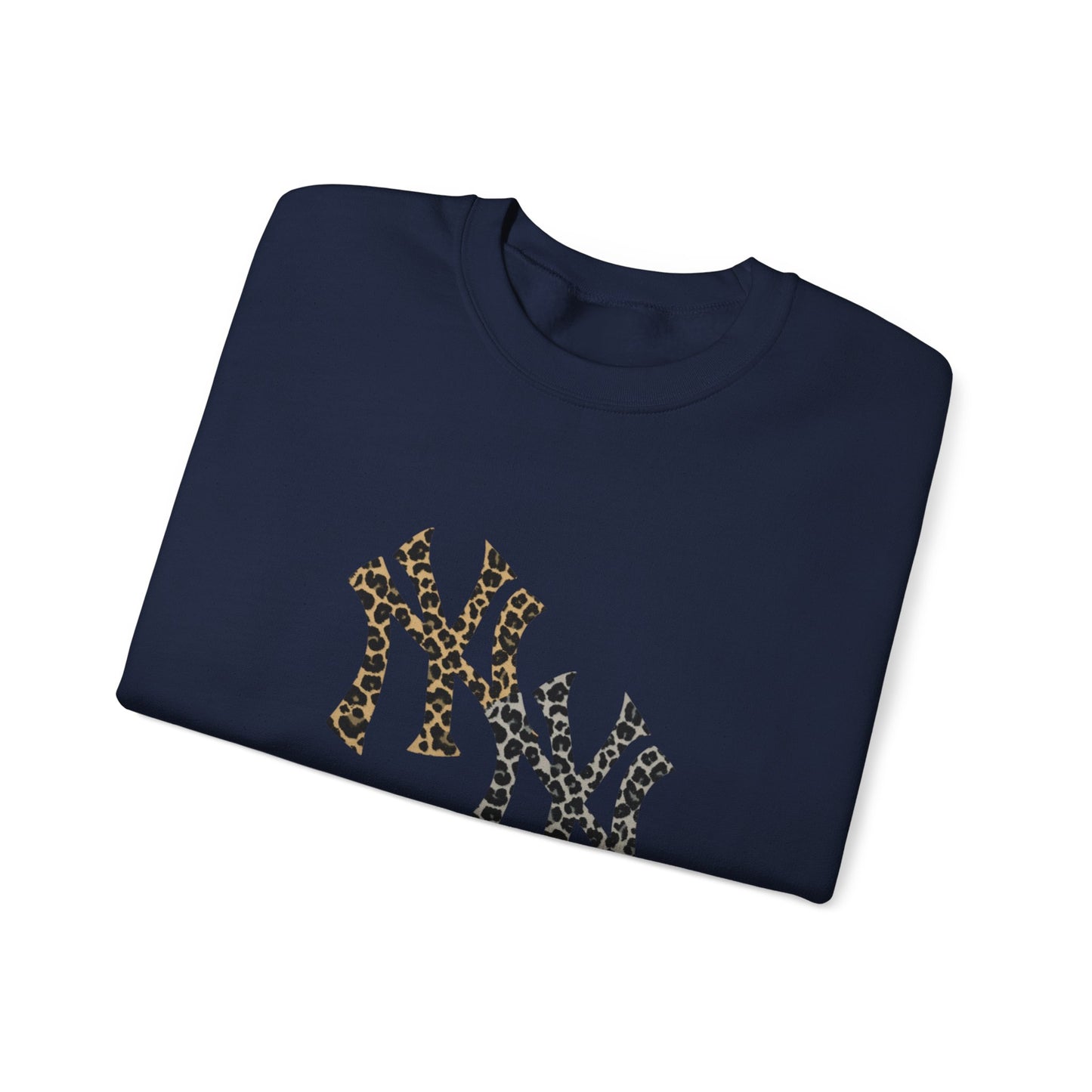 skyebysofia navy yankees crewneck w right arm detail