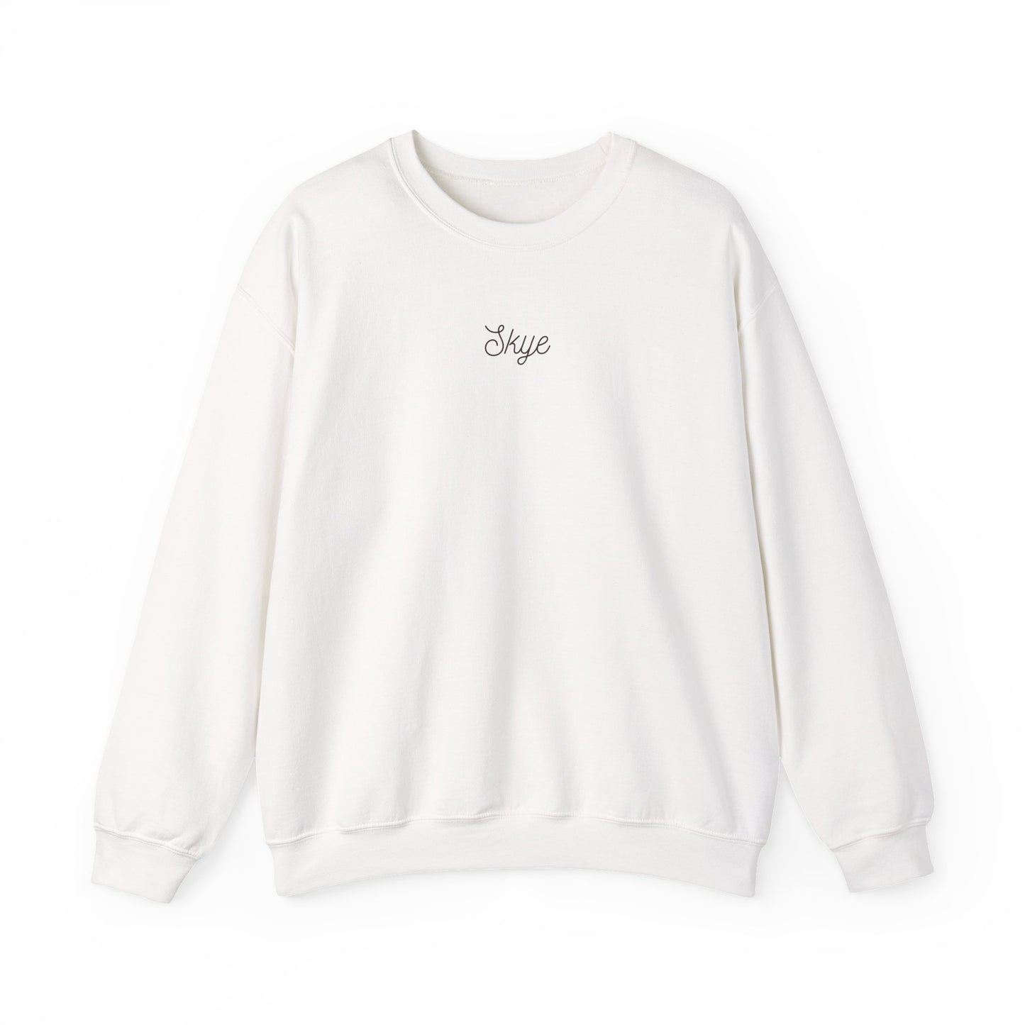 skyebysofia grew "everything happens for a reason" crewneck cheetah 888