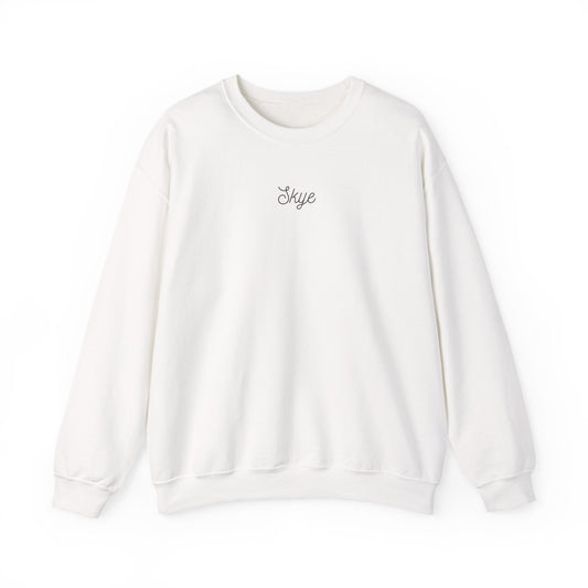 skyebysofia grew "everything happens for a reason" crewneck cheetah 888