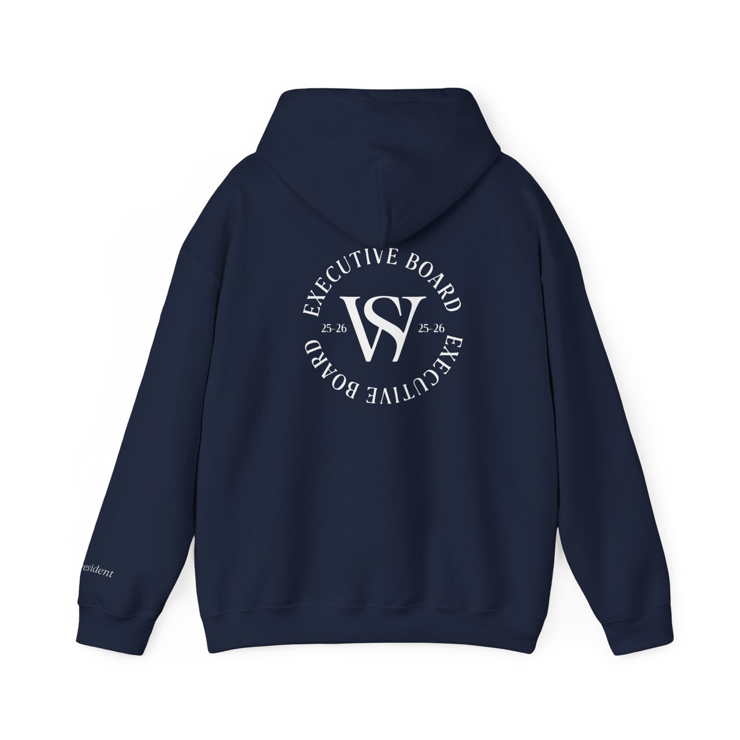 Wellness Society Navy Hoodie (customizable to position & school)
