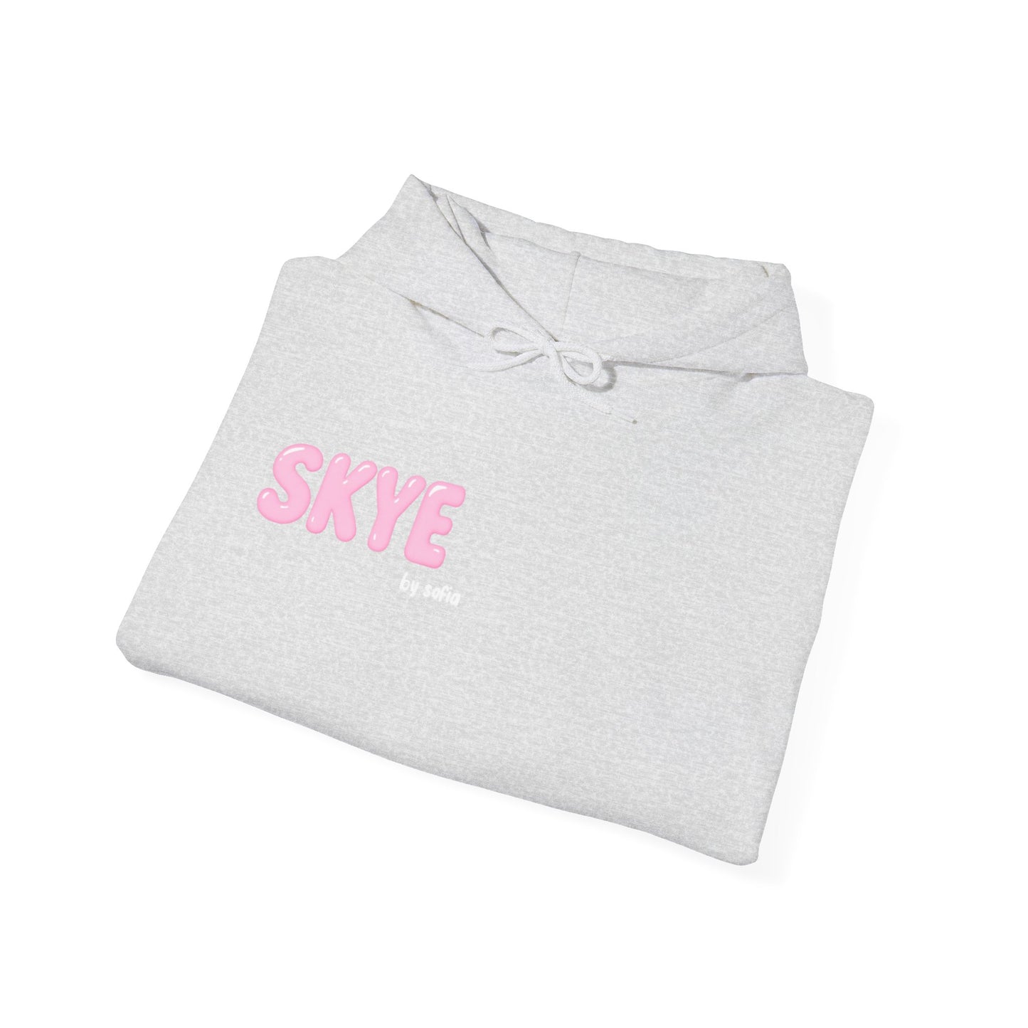 skyebysofia grey and pink hoodie