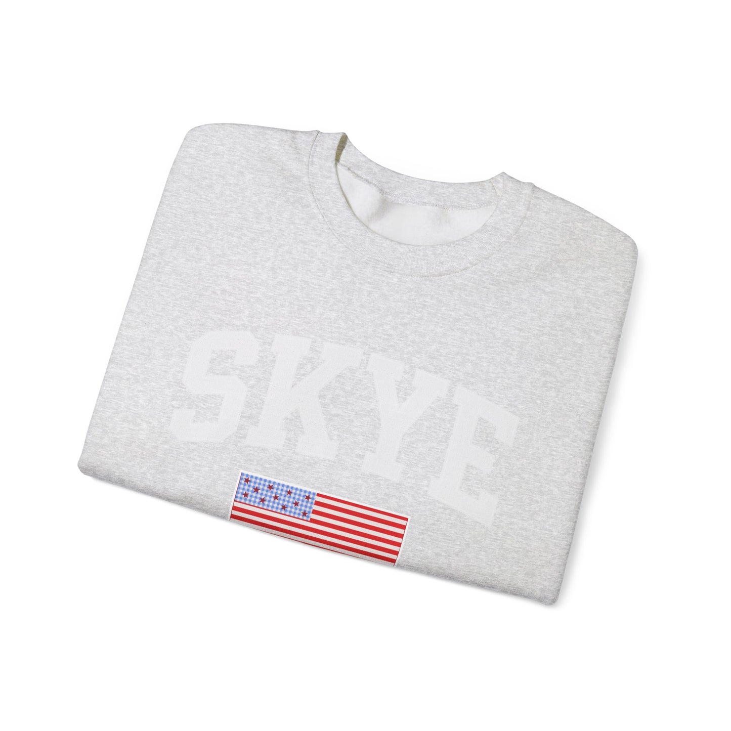 skye 4th of july crewneck w flag