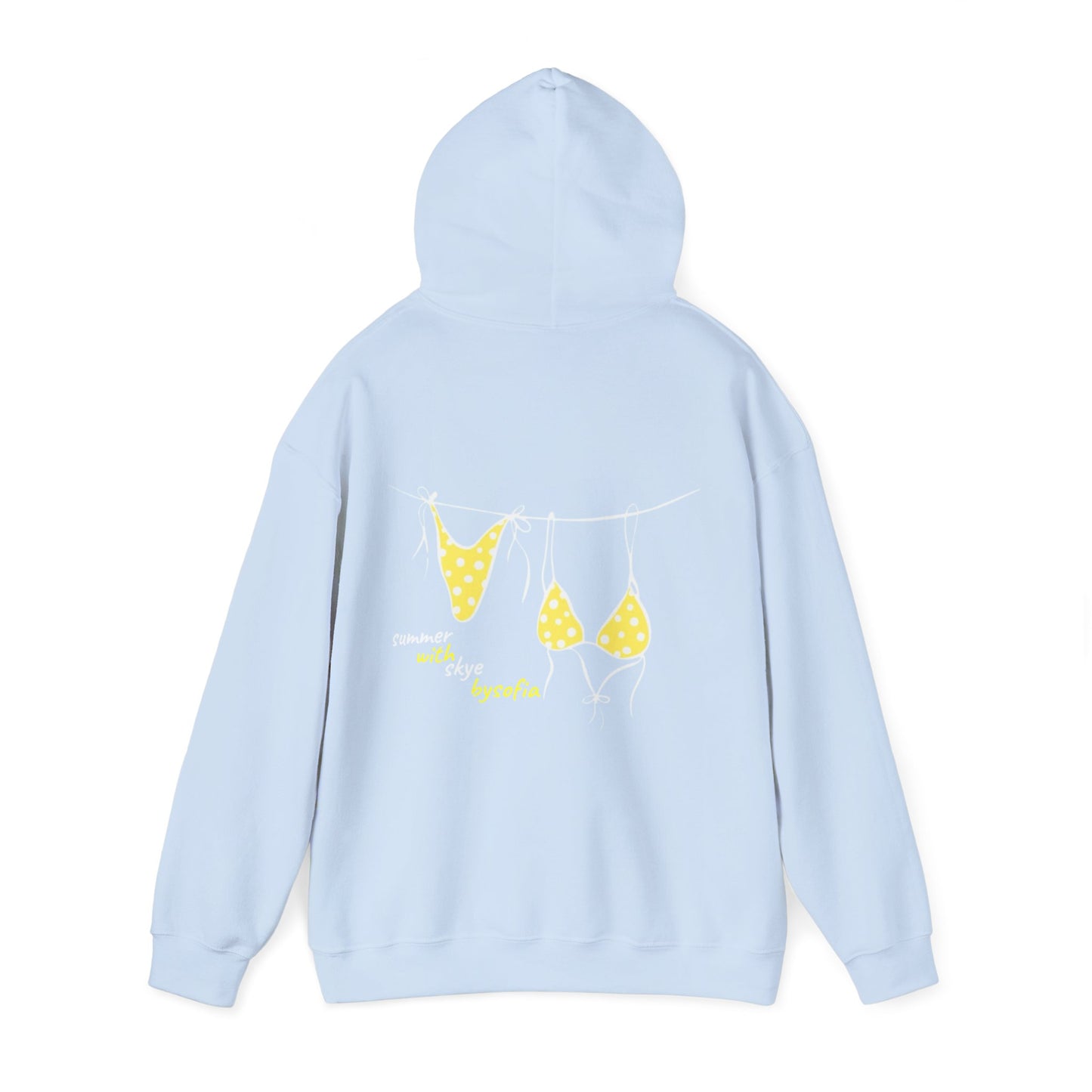 skyebysofia light blue summer hoodie