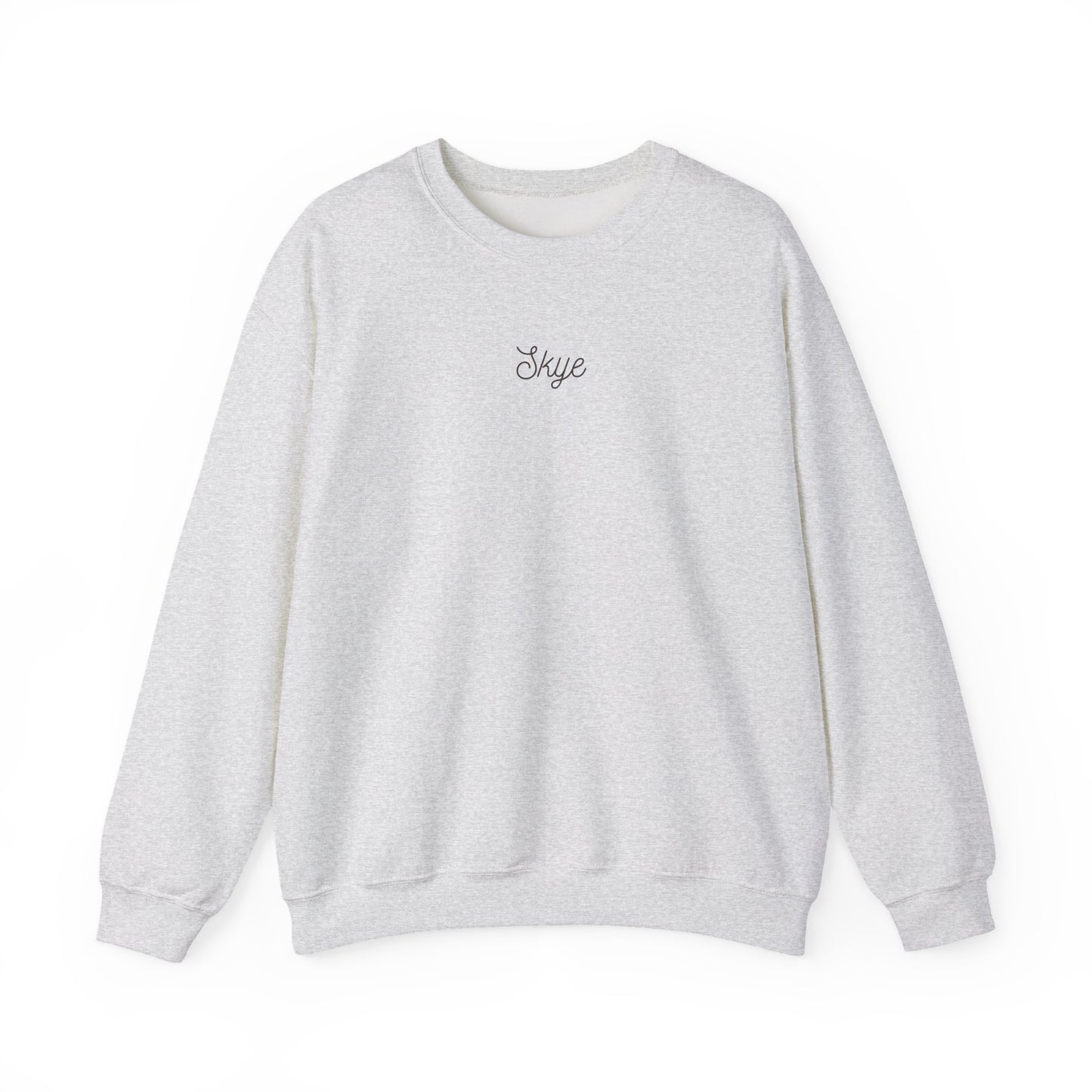 skyebysofia grew "everything happens for a reason" crewneck cheetah 888