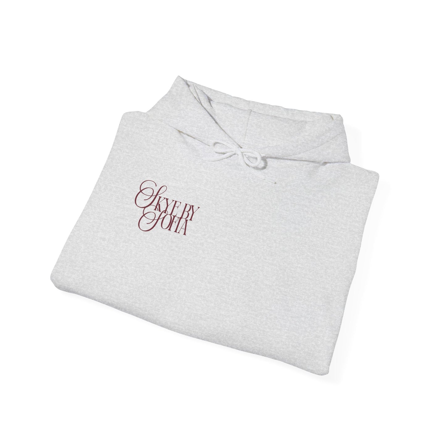 skye ash grey christmas tree x teddy bear hoodie
