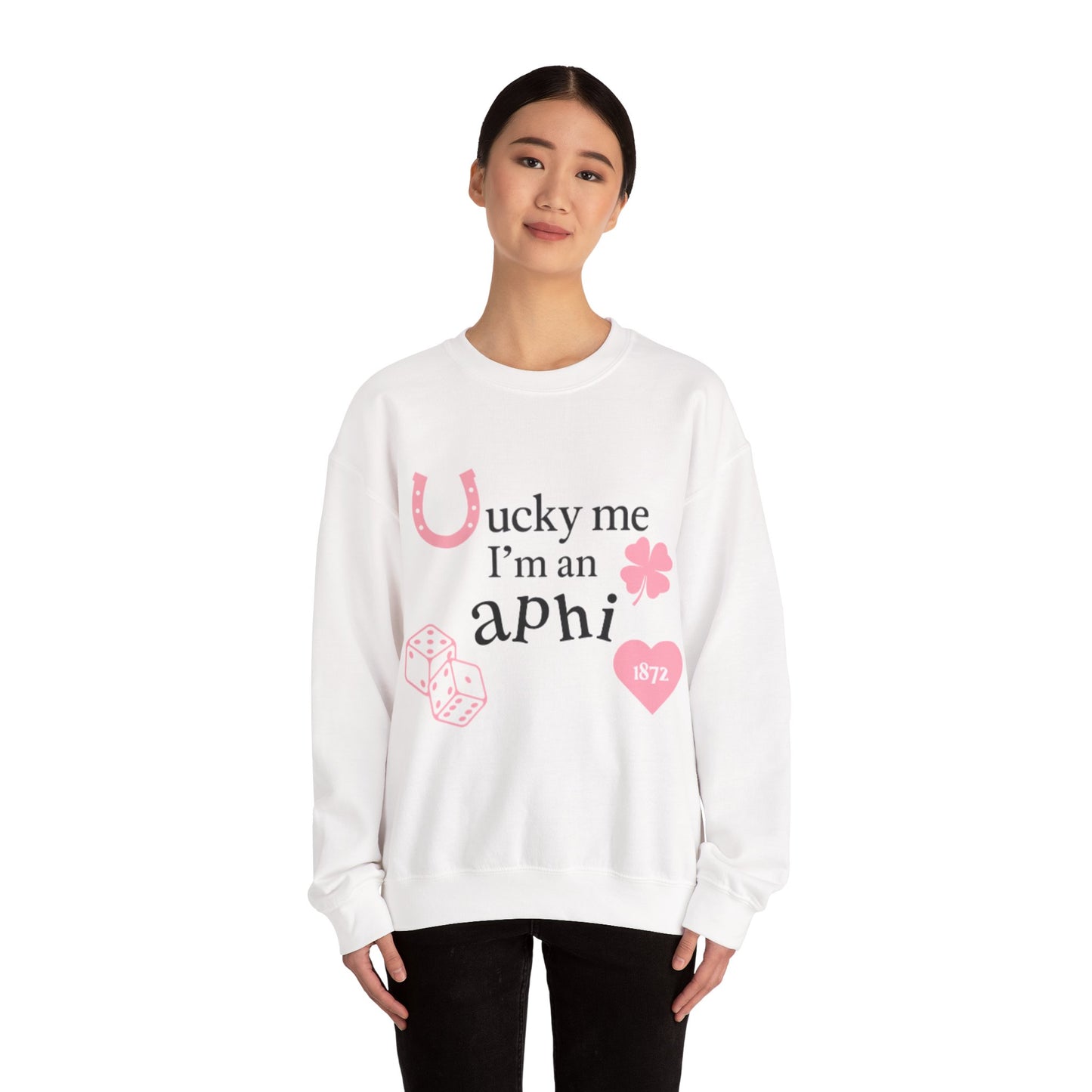 aphi white crewneck