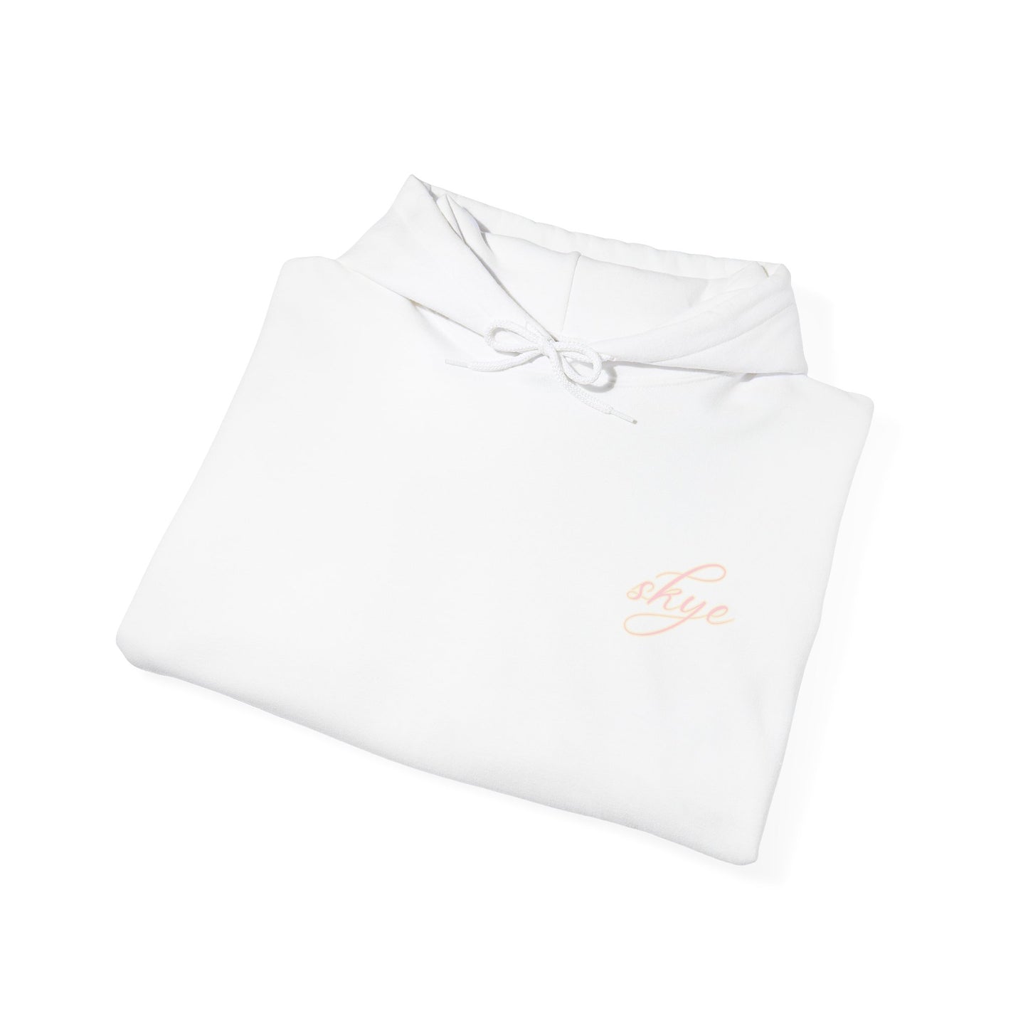 skyebysofia white matchbox hoodie
