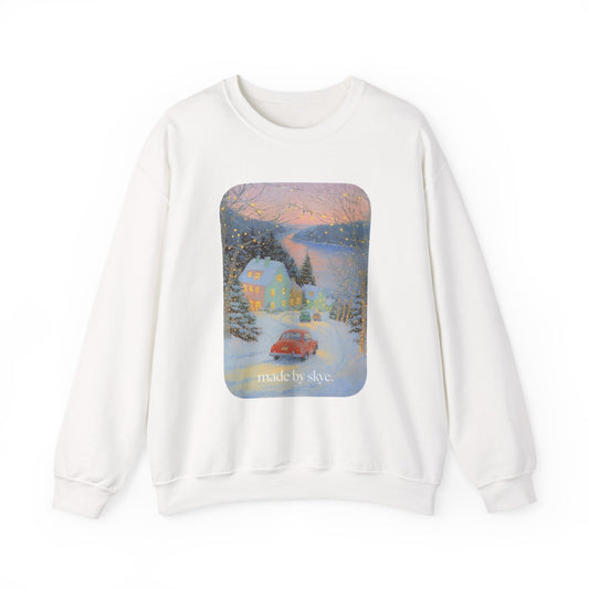 skyebysofia made by skye christmas white crewneck