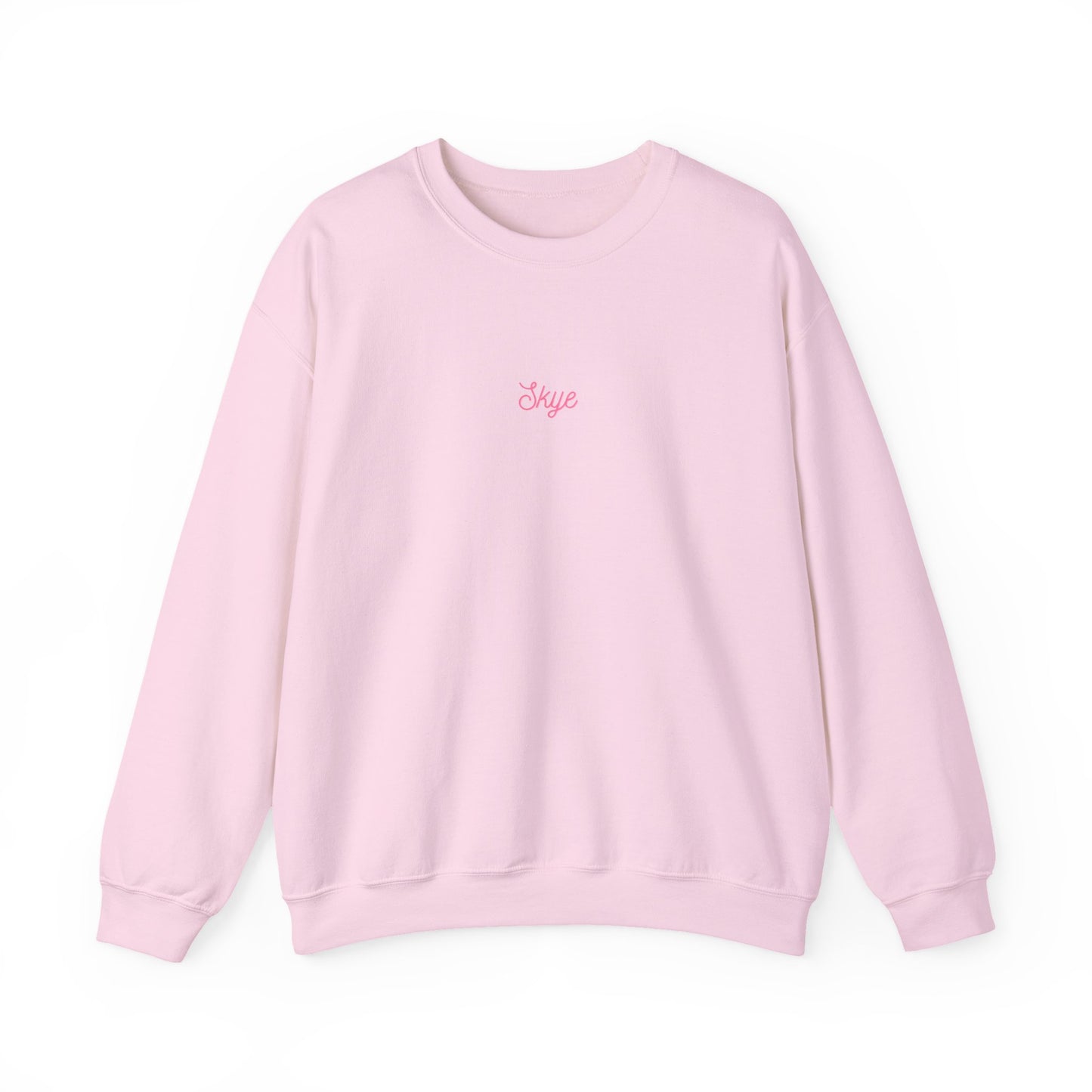 skyebysofia white "everything happens for a reason" crewneck yellow angel number 888