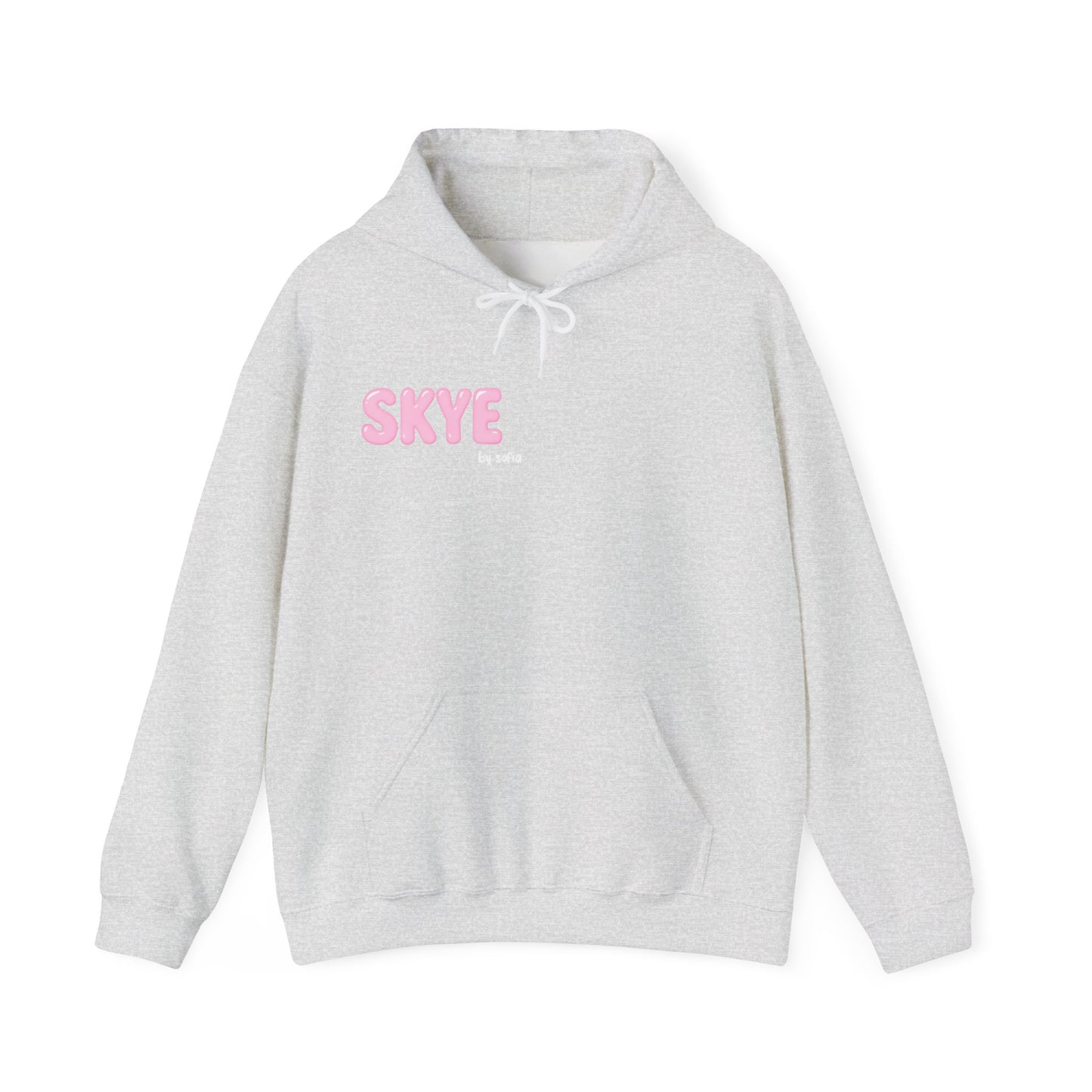 skyebysofia grey and pink hoodie