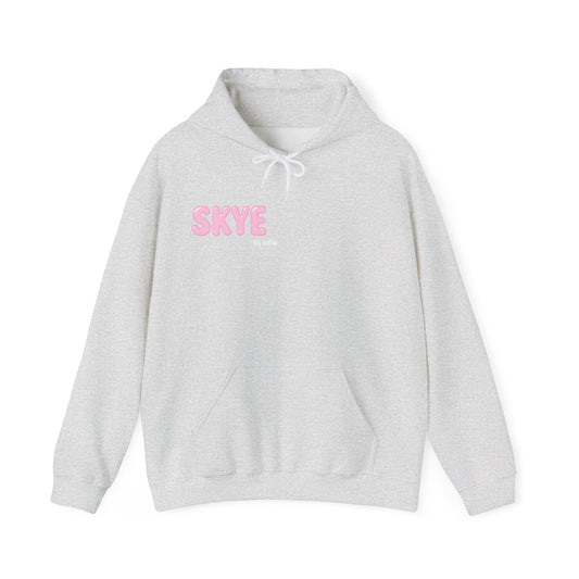 skyebysofia grey and pink hoodie