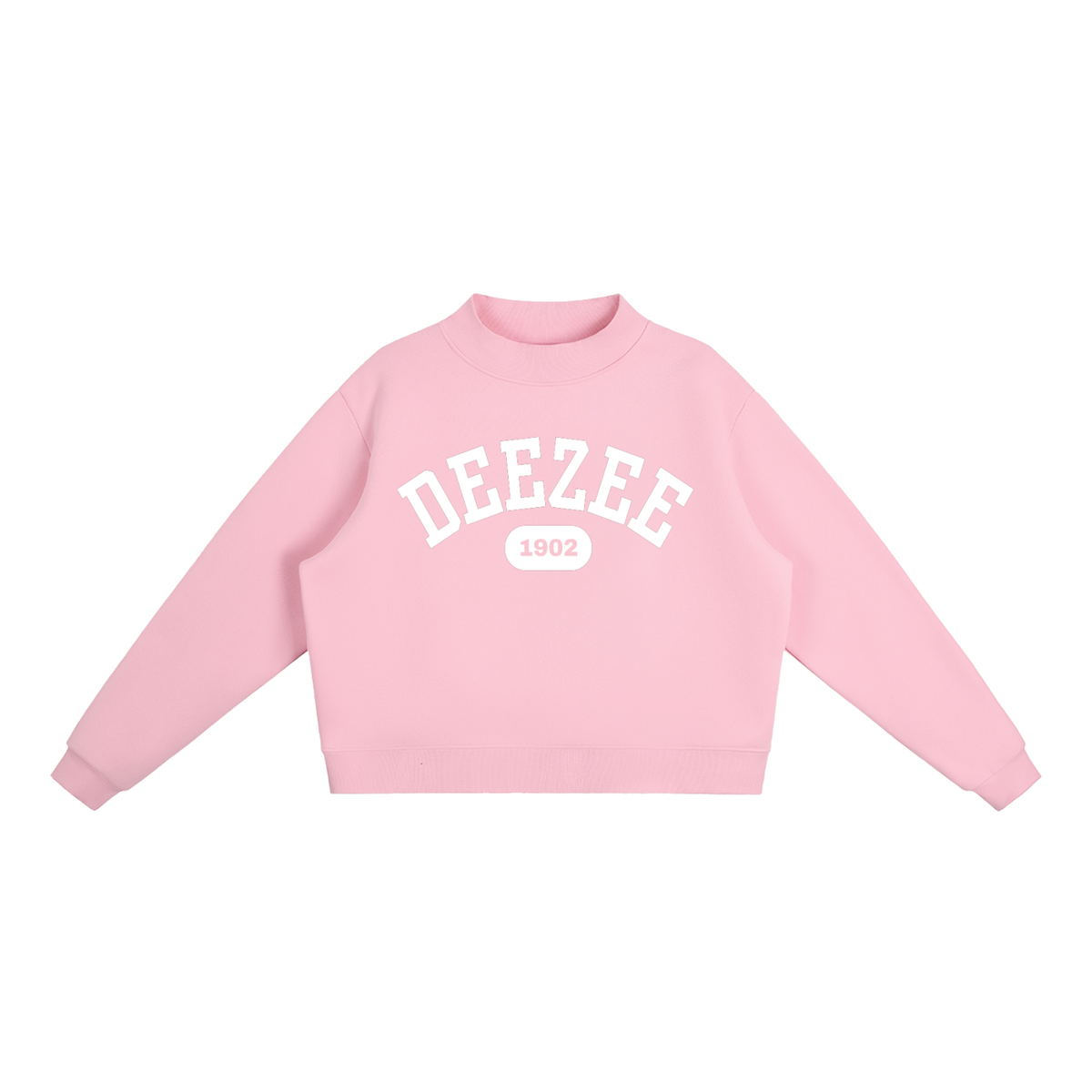 Delta Zeta Pink Mockneck