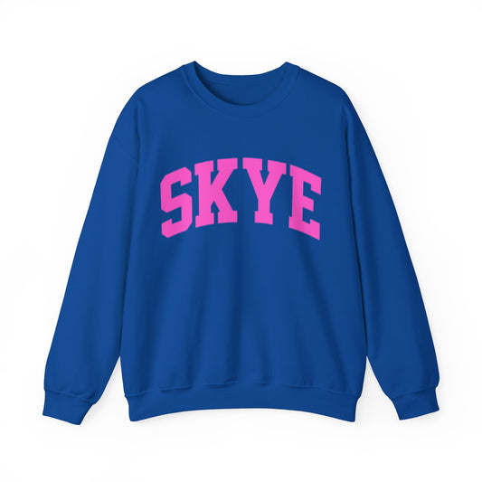 skyebysofia blue crewneck