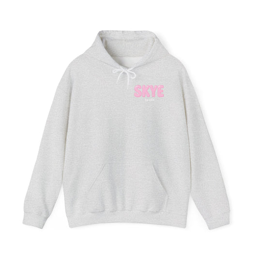 skye cheetah print pink hoodie grey