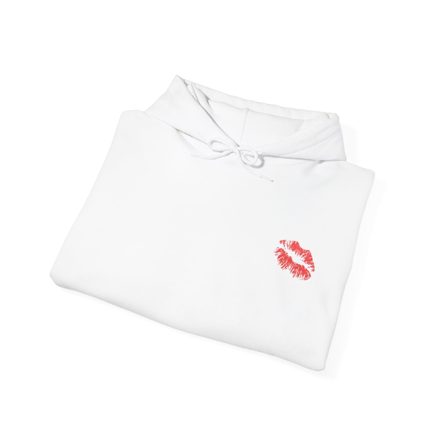tri delta white kiss hoodie