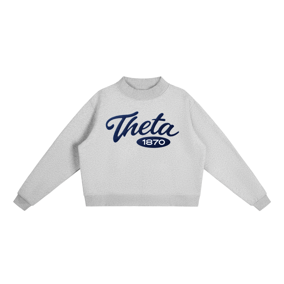 Theta Grey Mockneck