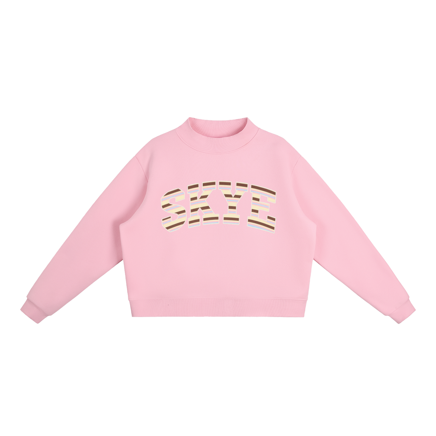 The Skye Stripe Mockneck